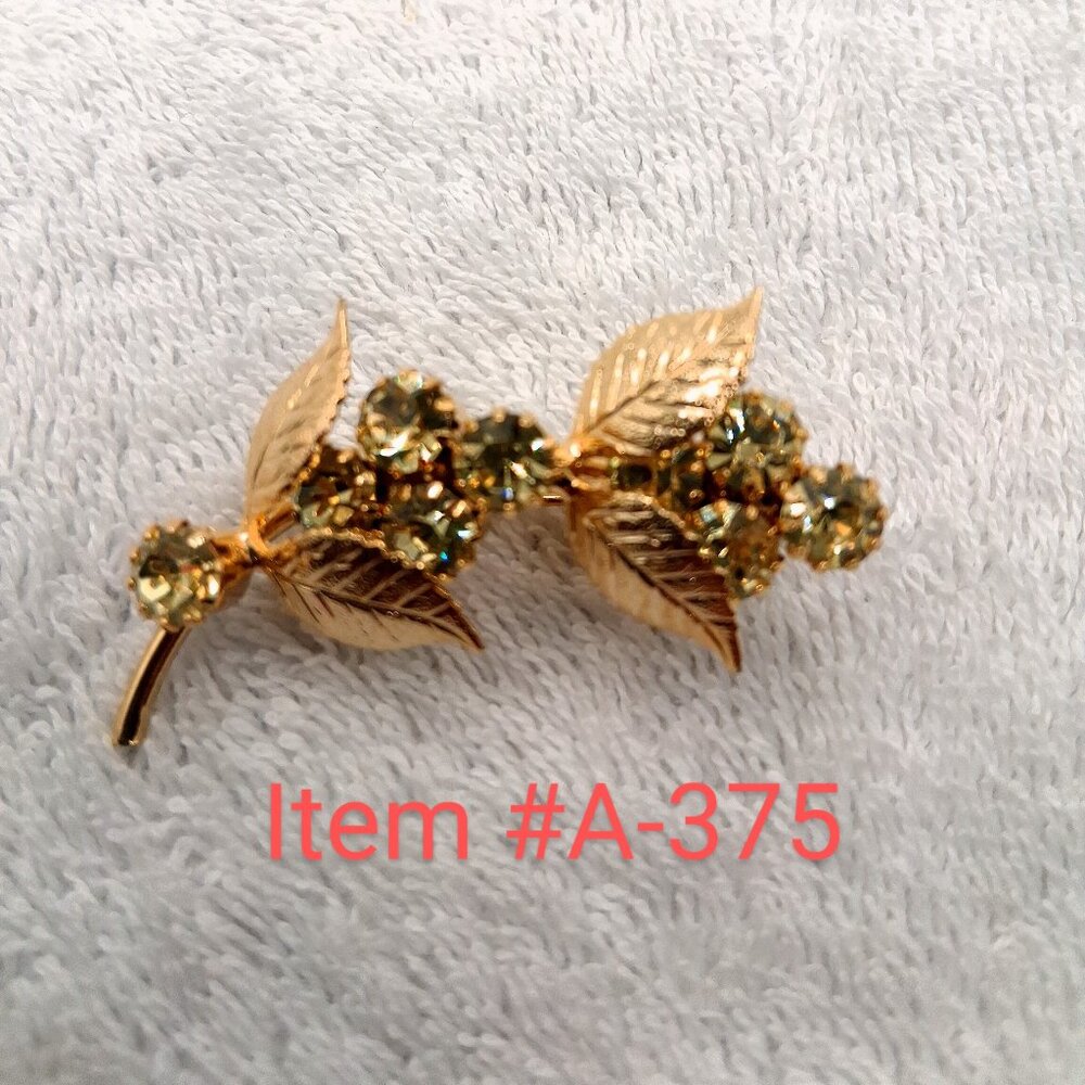Brooch , Item # A-375., wt. 8 grams.